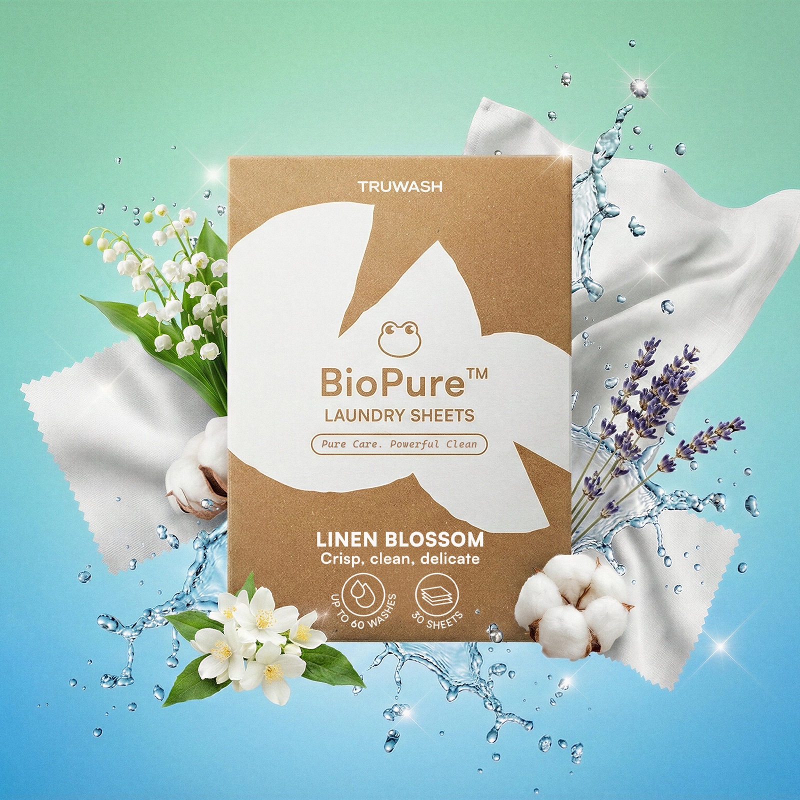 TruWash BioPure laundry sheets